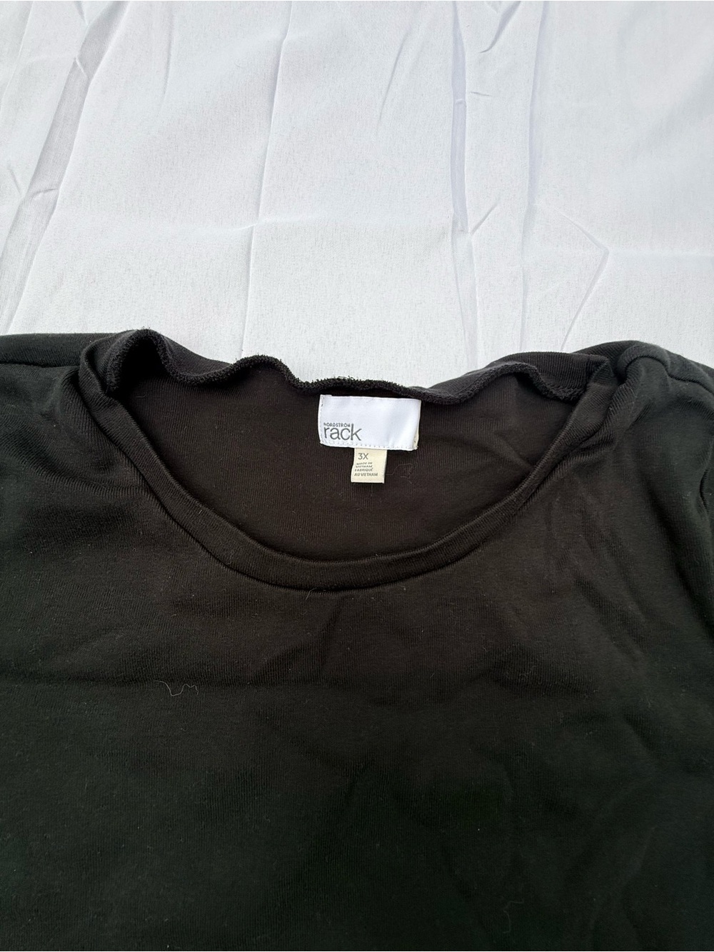 #60 size(3x)Black basic crew neck tee - nordstrom rack